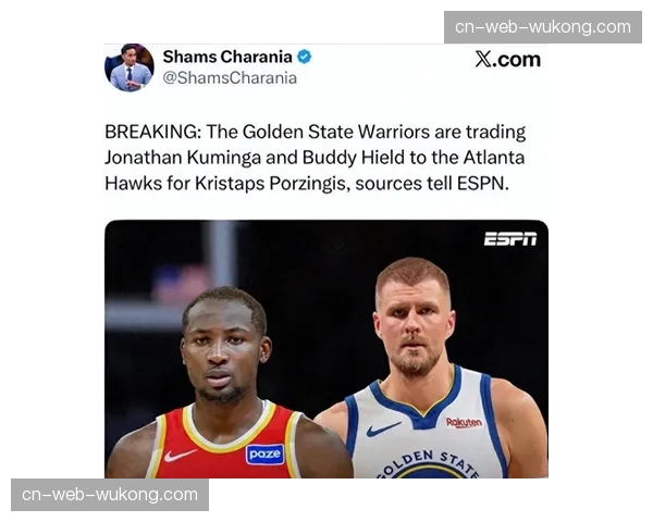 勇士8130万奢侈税续缴四年 库明加离队波尔津吉斯伤缺引援评级C- 勇士8130万奢侈税续缴四年 库明加离队波尔津吉斯伤缺引援评级C-